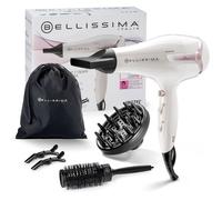 Kit Sèche Cheveux Professionnel 2300W Blanc et Rose - Séchage Rapide,Chaleur Maîtrisée - Adapté Tous Types Cheveux - Accessoire