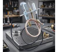 Kit Sécurité Allumage ODS0027 Pour Brûleur Flamme Longue Avec Électrode Et Thermocouple Pour Cheminée pour gaz