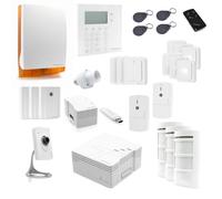 Kit sécurité système d'alarme sans fil pour maison connectée 28 accessoires THOMSON