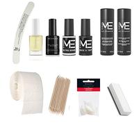 Kit semi-permanent à ongles complet professionnel "ME BY MESAUDA" + lime et pad nails + gel polish couleur 5 ml