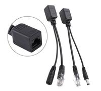 Kit séparateur d'injecteur RJ45, câble adaptateur POE 12 48V, ruban adhésif, alimentation Passive sur Ethernet, synthétiseur