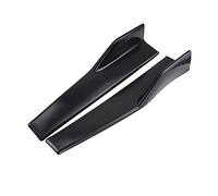 Kit Séparation Jupes Latérales Universelles 45cm 2Pièce/Ensemble Carrosserie Large Voiture Modifiées Bascule Anti-Rayures Ailes Pare-Chocs Jupe Latérale(45mm Matte Black)