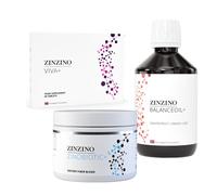 Kit Sérénité Zinzino - Huile D'équilibre+ Pamplemousse-Citron-Lime 300ml + Zinobiotic+ + Viva+