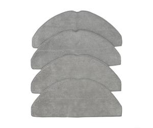 Kit Serpillière Lavable pour Eufy pour l60 pour hybrid SES Kit(4 PACK) | Microfibre douce, absorption élevée, pour idéal sols durs, compatible pour g50, installation facile