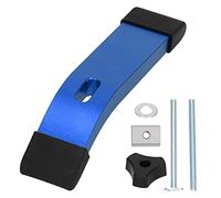 Kit Serre - Joint pour Table, Aluminium, Jusqu’à 100mm, Filetage M8, Fixation Précise - Force de Serrage Puissante, Antirayure, Menuiserie (Bleue)