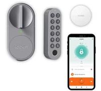 Lockin G30 Keypad Pro Smart Lock avec authentification d'empreintes digitales, rétrofité, anti-chute, compatible Alexa, verrouillage automatique, code PIN, télécommande, serrure de porte, serrure de