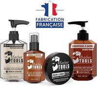 Kit/Set/Coffret D'entretien Et De Soin Pour Barbe Et Rasage. Avec Soin De Barbier Cosmetique Made In France ¿ Barber Tools ¿