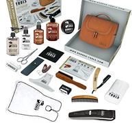 Kit/Set/Coffret d'entretien et de soin pour barbe et rasage avec Soin de barbier Tondeuse et Bavoir - Cosmetique Made in France ✮ BARBER TOOLS ✮