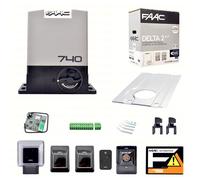 Kit Set faac 740 230V Automation Portail Coulissant Ouvre Portail Automatique 5