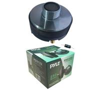 KIT Set per Pyle PDS122, 1 Tweeter à Compression 125 W RMS, 250 W Max., Filetage 2,5 cm, pour la Maison, Les fêtes, Les Enceintes, 8 Ohms, 95 DB, Bobine de 3,5 cm, 1 pièce + condensateur Offert