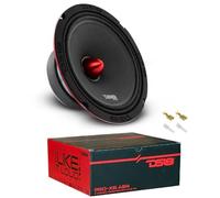 KIT Set pour DS 18 Pro-X8.4BM 1 Haut-Parleur midrange 20 cm 200 mm 8" de diamètre, 275 Watts rms et 550 Watts Max, 4 ohm, 96 DB, pour Voiture, 1 pièce + faston de Fixation
