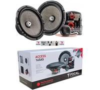 KIT Set pour Focal Access 165AS 1 kit 2 Voies 16,5 cm 165 mm 6,5" de diamètre 60 Watts rms 120 Watts Max 4 ohm 91,3 DB 2 woofers 2 tweeters 2 crossovers, kit Paire + 5 Autocollants offerts