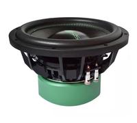 KIT Set pour IPNOSIS IPB 15D2, 1 Caisson de Basses 38 cm 380 mm 15" diamètre, 2000 Watt rms, 4000 Watt Max, Double Bobine Acoustique, 2 + 2 ohms, pour Voiture, 1 pièce