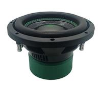 KIT Set pour IPNOSIS IPW 6025.2, 1 subwoofer de 25 cm 250 mm 10" de diamètre, Double Bobine, 2+2 ohms, 300 Watts RMS, 600 Watts Max, pour Voiture, 1 pièce + 3 Autocollants offerts