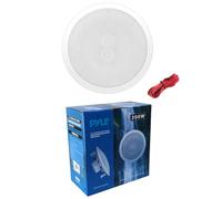 KIT Set pour Pyle PWRC52, 1 Enceinte stéréo, 13,5 cm 135 mm 5,25" de diamètre, 100 W RMS, 200 W Max, pour Plafond, Maison ou hôtel, 1 Piece + câble Inclus