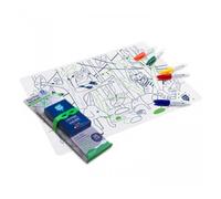 Kit Set Silicone Et 5 Feutres Wildlife Jungle