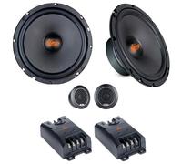 kit Set SP Audio SP-6.5C 1 kit Enceintes 2 Voies 6.5" 165 mm, 180 Watts rms et 360 Watts Max, 4 ohm, 2 woofers, 2 tweeters, 2 crossovers