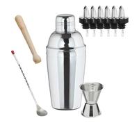 Kit shaker cocktail - HAKER EN ACIER INOXYDABLE 3 pièces