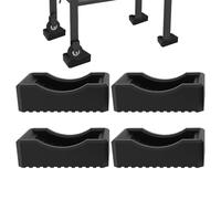 Kit shims nivellement de, Pieds en Caoutchouc pour,BBQ de nivellement de Grille - pour Pied de de Barbecue empilable pour Patio, Jardin, Cour, Camping