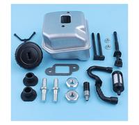 Kit Silencieux for tronçonneuse 018 MS180 017 MS170 MS 180 170 MS180C MS170C, Goujon, écrou, Filtre à Huile
