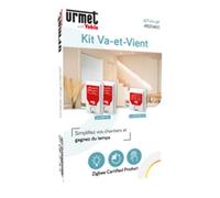 Kit Simple Allumage Radio Zigbee : 1 récepteur & 1 émetteur encastré programmé - URMET KITSA-UP