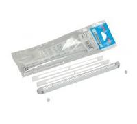 Kit simple entrée d'air réglable 22m³ + Cache vis + Vis NICOLL - Blanc - 1KVR122