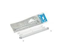 Kit simple entrée d'air réglable 30m³ + cache vis + vis - gris clair - 1kvr130g