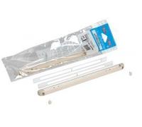 Kit simple entrée d'air réglable 30m³ + Cache vis + Vis NICOLL - Blanc - 1KVR130