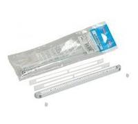 Kit simple entrée d'air réglable 30m³ + cache vis + vis nicoll - gris clair - 1kvr130g Gris clair G