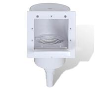 Kit skimmer de piscine 8 pièces en ABS 21 x 25 x 30,5 cm - Nettoyant de surface robuste pour piscine et jacuzzi, facile à manipuler, idéal pour l'eau propre