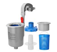 Kit skimmer de piscine au sol - Montage mural flottant automatique - Accessoires de piscine au sol - Nettoyeur pour extérieur, cour, jardin, patio, , maison, hôtel, appartement,