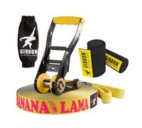 Set Slackline Banana Lama - Protection D'arbre -15m Multicolore G