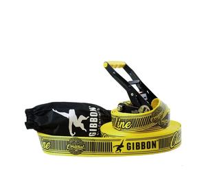 Kit Slackline GIBBON Classique - 15/25m (Jaune/Noir) 25 M