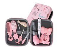 Kit Soin Bébé Plic Care Rose Trousse Hygiène Complète Nourrisson Rose