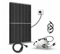 Kit Solaire 1000Wc TrinaSolar - 2 Panneaux Bifaciaux Bi-verre - Micro-onduleur Hoymiles HMS-1000W-2T Wi-Fi - Plug & Play