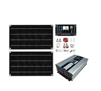 Kit Solaire 1600W Avec Onduleur De Crête 30000W | Comprend 2 Panneaux De 800 W, Un Contrôleur 100 A Et Un Onduleur 12 V/24 V À 110 V/220 V For La Maison.(220V Solar kit)