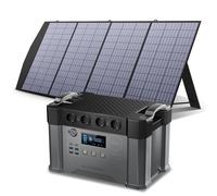 Kit Solaire 2400W 1451Wh + 200W pour Randonnée Camping Secours
