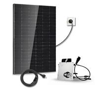 Kit Solaire 455Wc DMEGC - 1 Panneau Photovoltaïque Bifacial Bi-verre - Micro-onduleur Hoymiles HMS-500W-1T Wi-Fi - Plug & Play