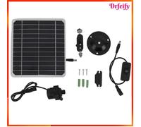 Kit solaire - AKOZON - Kit solaire 50W - Stockage d'énergie intégré - Pompe 800 L/h - DC12V