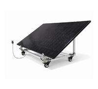 Kit Solaire Autonome Connecté KATEZER avec Roulettes - Prêt à Brancher - Panneau Bifacial - Installation Sans Travaux - Suivi de Production - Pose Sol, Mur ou Balcon (KIT SIMPLE 420W)