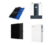 Kit solaire complet pour la maison 5000 W-24,9 kWh/jour Felicity - Batterie + onduleur + panneaux solaires + kit de supports ou structure - Énergie pour votre maison, installation facile