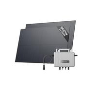 Kit solaire EcoFlow STREAM, Micro-onduleur 800 W solaire intelligent relié au réseau, panneaux solaires PV de 450 W*2, contrôle via Wi-Fi et APP, idéal pour balcons, jardins, toits et murs
