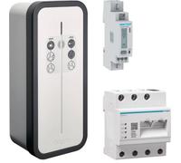 Kit solaire - HAGER - Witty borne 1x7kW M3T2S RFID - Gestionnaire flow - Compteur PV 230V