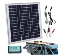 Kit solaire pour camping-car | Chargeur de batterie solaire | Kit de charge avec contrôleur pour tracteur automobile, remorque, camion, camping-car, bateau, motoneige