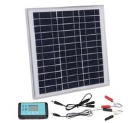 Kit Solaire pour Camping-Car | Chargeur Maintien de Batterie Solaire,Kit de Charge avec Contrôleur pour Camion Remorque Moto Tracteur Motoneige Auto Bateau Camping-Car
