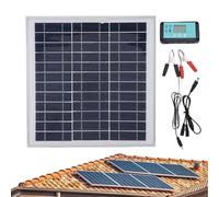 Kit solaire pour camping-car - Chargeur solaire - Kit de charge avec contrôleur pour camion, remorque, moto, tracteur, motoneige, automobile, bateau, camping-car