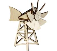 Sol-Expert Kit solaire Moulin à vent Américain 40011 en bois à monter 100 x 200 mm