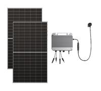 Kit solaire Zendure SolarFlow 800 - 2 panneaux bifaciaux 500W + micro-onduleur 800W (MPPT 1200W, 96%)