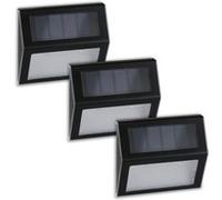 Kit Solar Éclairage d'escalier LED Dayton Kit de 2 IP44 3000K 3x2lm Anthracite Anthracite G