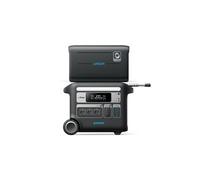 Kit Anker SOLIX F2000 Station électrique Professionnelle avec BP2600 Batterie d'Extension, Batterie nomade 4508 Wh Noir